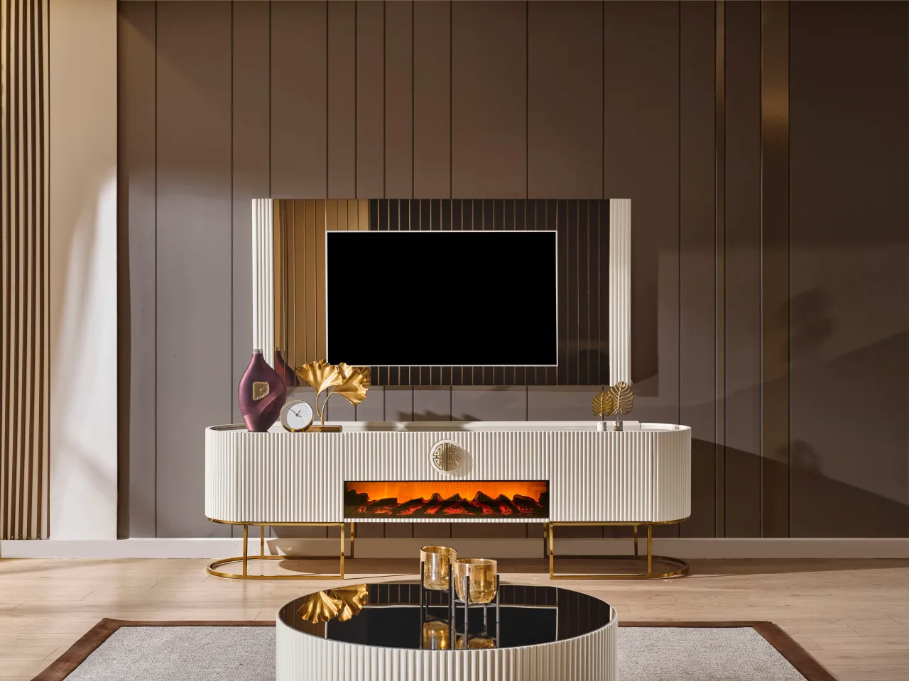 Gucci Gold Tv Ünitesi