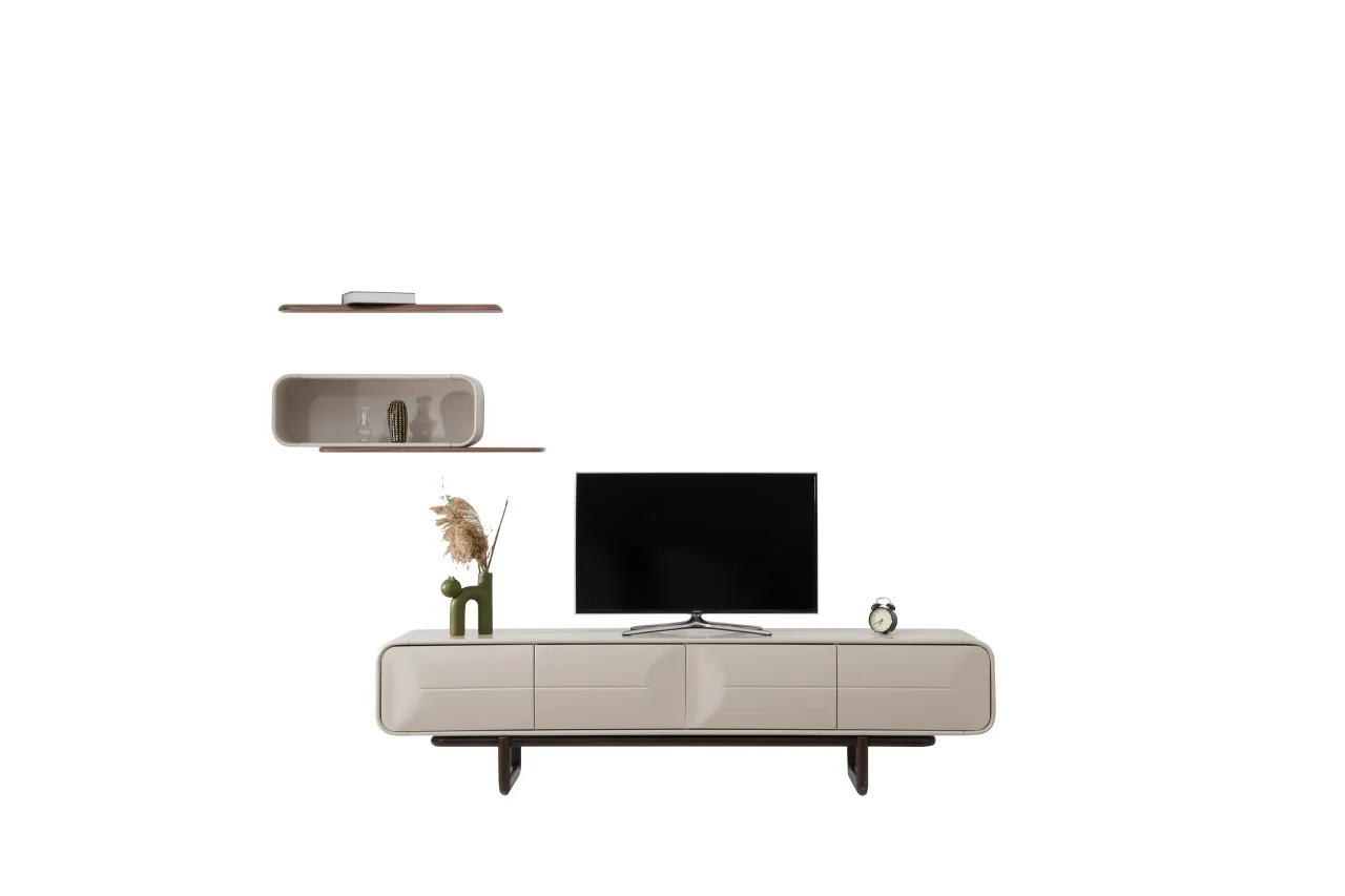 Palermo Walnut Grey Tv Ünitesi